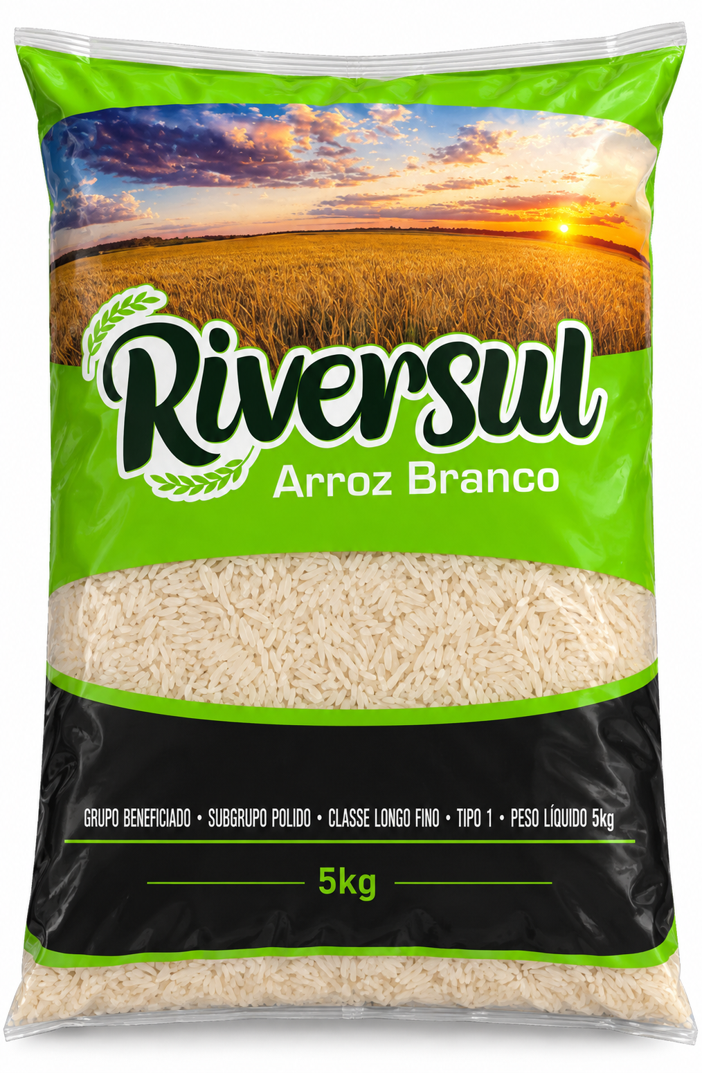 Embalagem de Arroz Branco Riversul 5 kg