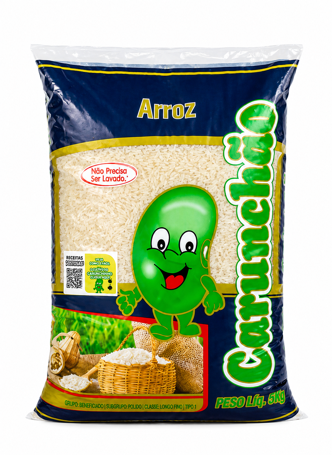 Embalagem de Arroz Carunchão 5 kg