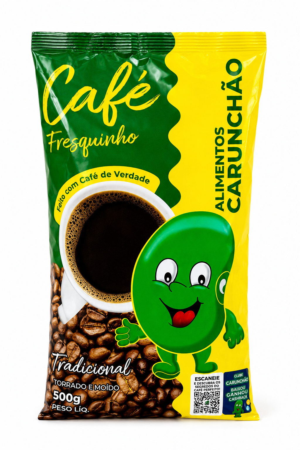 Embalagem de Café Fresquinho Tradicional 500 g
